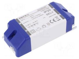 Power supply: switched-mode | LED | 12W | 12VDC | 1A | 220÷240VAC | OUT: 1