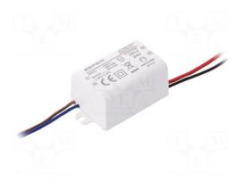Power supply: switched-mode | LED | 6W | 12VDC | 500mA | 220÷240VAC