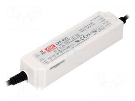 Power supply: switched-mode | LED | 40.08W | 12VDC | 7.2÷12VDC | 3.34A