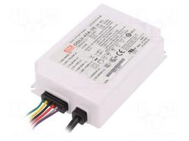 Power supply: switched-mode | LED | 45W | 36VDC | 1.25A | 90÷295VAC