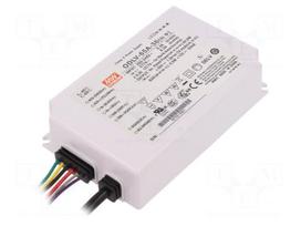 Power supply: switched-mode | LED | 65W | 36VDC | 1.8A | 180÷295VAC