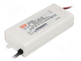 Power supply: switched-mode | LED | 60W | 18÷30VDC | 2000mA | IP42 | 350g