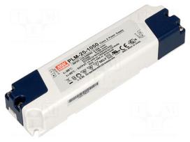 Power supply: switched-mode | LED | 25.2W | 14÷24VDC | 1050mA | IP30