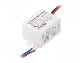 Power supply: switched-mode | LED | 3W | 3÷9.5VDC | 500mA | 90÷264VAC