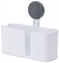 Bathroom Solutions Dušo Lentynė 21x9x19 cm - Baltos Plastiko Lentynėlės