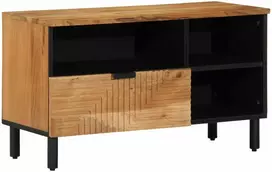 Televizoriaus spintelė Ruda 80 x 33 x 46 cm Kietas mango medis
