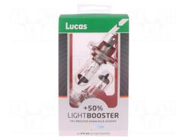 Filament lamp: automotive | P43t | white-blue | 12V | 60/55W | H4