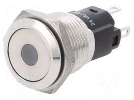 Switch: vandal resistant | Pos: 2 | SPDT | 3A/240VAC | 3A/240VDC | red