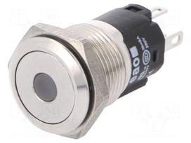 Switch: vandal resistant | Pos: 2 | SPDT | 3A/240VAC | 3A/240VDC | green