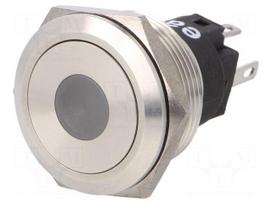 Switch: vandal resistant | Pos: 2 | SPDT | 3A/240VAC | 3A/240VDC | green