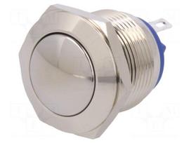 Switch: vandal resistant | Pos: 2 | SPST-NO | 2A/36VDC | IP65 | OFF-(ON)
