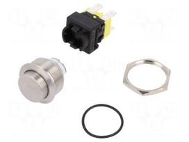 Switch: vandal resistant | Pos: 2 | DPDT | 16A/250VAC | IP65 | ON-OFF