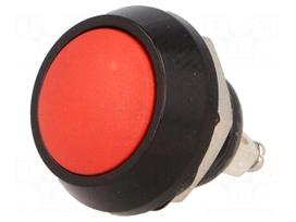 Switch: vandal resistant | Pos: 2 | SPST-NO | 2A/36VDC | IP65 | OFF-(ON)