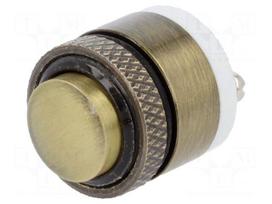 Switch: vandal resistant | Pos: 2 | SPST-NO | 2A/36VDC | IP40 | OFF-(ON)