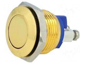Switch: vandal resistant | Pos: 2 | SPST-NO | 2A/36VDC | IP65 | OFF-(ON)