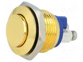 Switch: vandal resistant | Pos: 2 | SPST-NO | 2A/36VDC | IP65 | OFF-(ON)