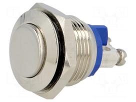 Switch: vandal resistant | Pos: 2 | SPST-NO | 2A/36VDC | IP65 | OFF-(ON)