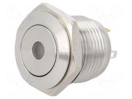 Switch: vandal resistant | Pos: 2 | SPST-NO | 2A/36VDC | IP65 | OFF-(ON)