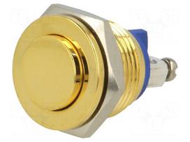Switch: vandal resistant | Pos: 2 | SPST-NO | 2A/36VDC | IP65 | OFF-(ON)