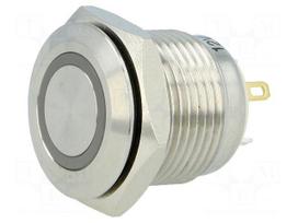 Switch: vandal resistant | Pos: 2 | SPST-NO | 2A/36VDC | IP65 | OFF-(ON)