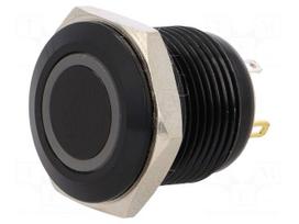 Switch: vandal resistant | Pos: 2 | SPST-NO | 2A/36VDC | IP65 | OFF-(ON)