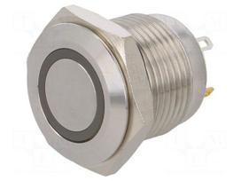 Switch: vandal resistant | Pos: 2 | SPST-NO | 2A/36VDC | IP65 | OFF-(ON)