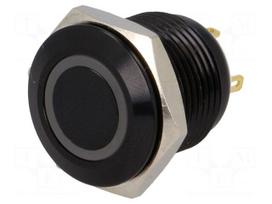 Switch: vandal resistant | Pos: 2 | SPST-NO | 2A/36VDC | IP65 | OFF-(ON)