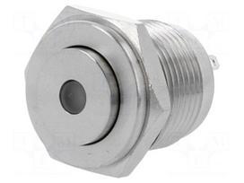 Switch: vandal resistant | Pos: 2 | SPST-NO | 2A/36VDC | IP65 | OFF-(ON)