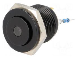 Switch: vandal resistant | Pos: 2 | SPST-NO | 2A/36VDC | IP65 | OFF-(ON)