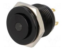 Switch: vandal resistant | Pos: 2 | SPST-NO | 2A/36VDC | IP65 | OFF-(ON)