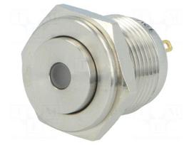 Switch: vandal resistant | Pos: 2 | SPST-NO | 2A/36VDC | IP65 | OFF-(ON)