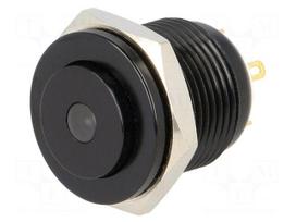 Switch: vandal resistant | Pos: 2 | SPST-NO | 2A/36VDC | IP65 | OFF-(ON)
