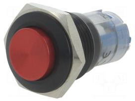 Switch: vandal resistant | Pos: 2 | SPDT | 0.5A/220VAC | 1A/24VDC | IP40