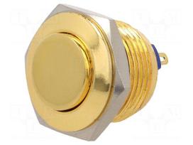Switch: vandal resistant | Pos: 2 | SPST-NO | 2A/36VDC | IP65 | OFF-(ON)