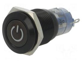Switch: vandal resistant | Pos: 2 | SPDT | 0.5A/220VAC | 1A/24VDC | IP40
