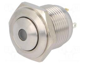 Switch: vandal resistant | Pos: 2 | SPST-NO | 2A/36VDC | IP65 | OFF-(ON)