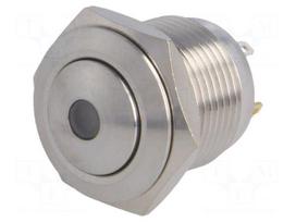 Switch: vandal resistant | Pos: 2 | SPST-NO | 2A/36VDC | IP65 | OFF-(ON)