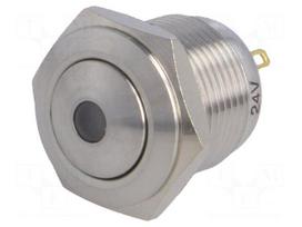 Switch: vandal resistant | Pos: 2 | SPST-NO | 2A/36VDC | IP65 | OFF-(ON)