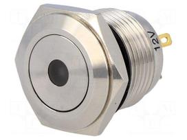Switch: vandal resistant | Pos: 2 | SPST-NO | 2A/36VDC | IP65 | OFF-(ON)