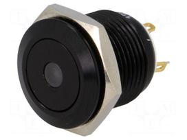 Switch: vandal resistant | Pos: 2 | SPST-NO | 2A/36VDC | IP65 | OFF-(ON)