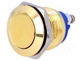 Switch: vandal resistant | Pos: 2 | SPST-NO | 2A/36VDC | IP65 | OFF-(ON)