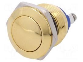 Switch: vandal resistant | Pos: 2 | SPST-NO | 2A/36VDC | IP65 | OFF-(ON)