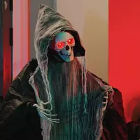 Helovino Grim Reaper s stovu Juoda 60 x 60 x 155 cm Poliesteris