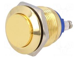 Switch: vandal resistant | Pos: 2 | SPST-NO | 2A/36VDC | IP65 | OFF-(ON)