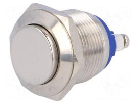 Switch: vandal resistant | Pos: 2 | SPST-NO | 2A/36VDC | IP65 | OFF-(ON)