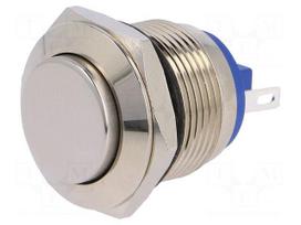 Switch: vandal resistant | Pos: 2 | SPST-NO | 2A/36VDC | IP65 | OFF-(ON)