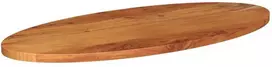 Stalviršis, 100x40x2,5cm, akacijos masyvas, ovalo formos