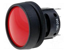 Switch: push-button | Pos: 2 | SPDT | 5A/250VAC | 5A/24VDC | ON-(ON)