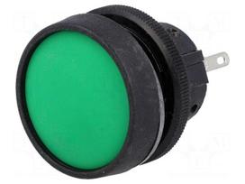 Switch: push-button | Pos: 2 | SPDT | 5A/250VAC | 5A/24VDC | ON-(ON)