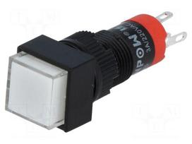 Switch: push-button | Pos: 2 | SPDT | 0.5A/250VAC | 1A/24VDC | ON-(ON)